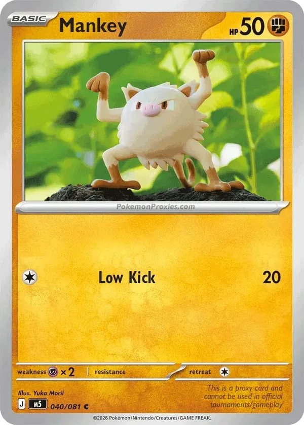 Mankey 042/084 Pitch Black