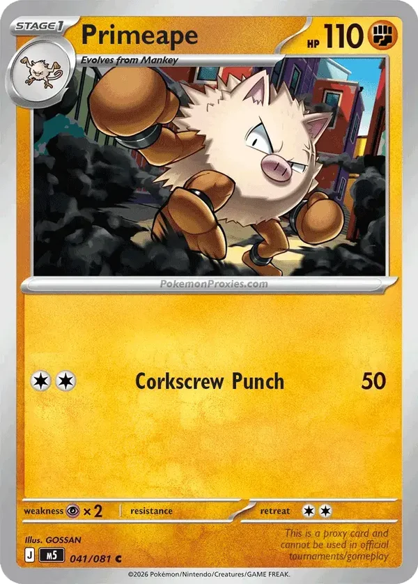 Primeape 043/084 Pitch Black