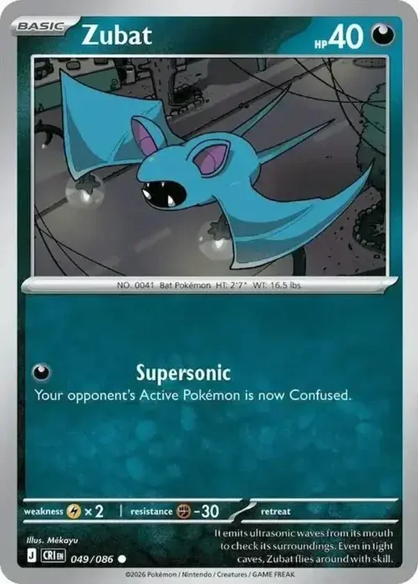 Zubat 049/086 Chaos Rising