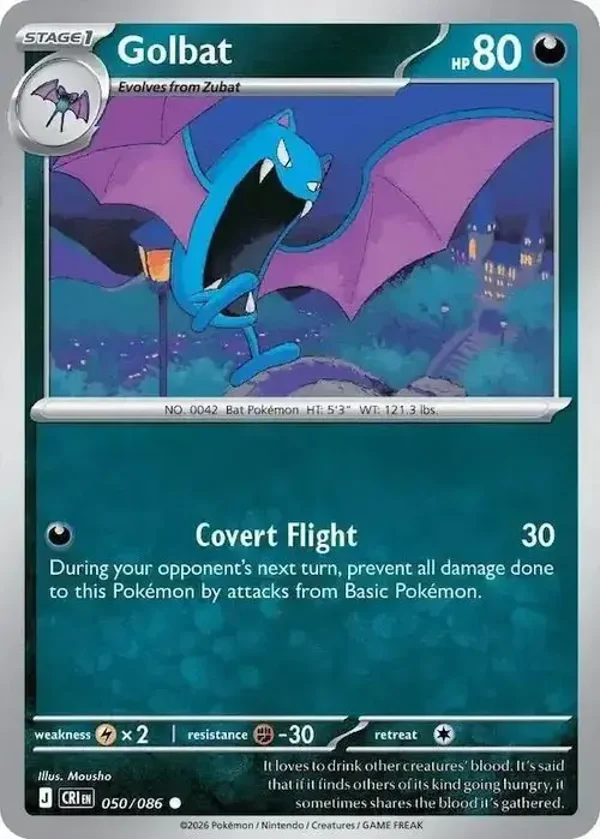 Golbat 050/086 Chaos Rising