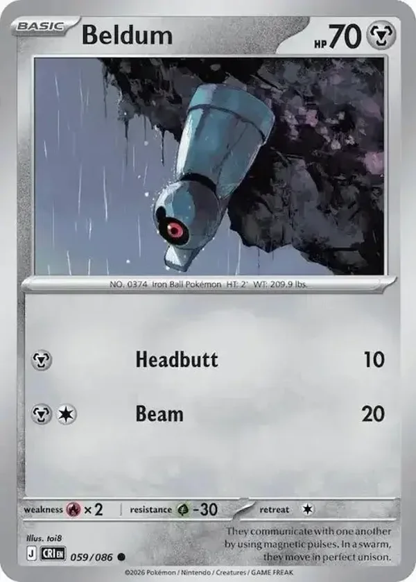 Beldum 059/086 Chaos Rising