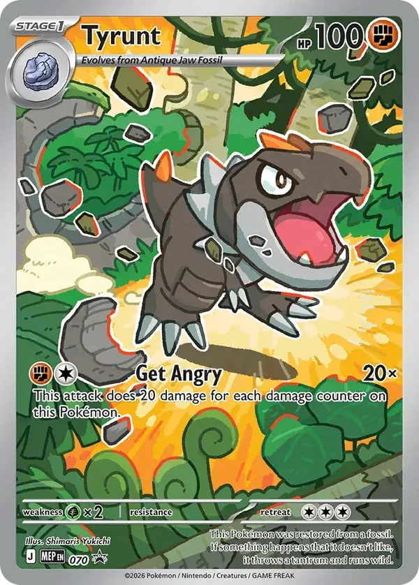 Tyrunt 070 Mega Evolution Black Star Promo