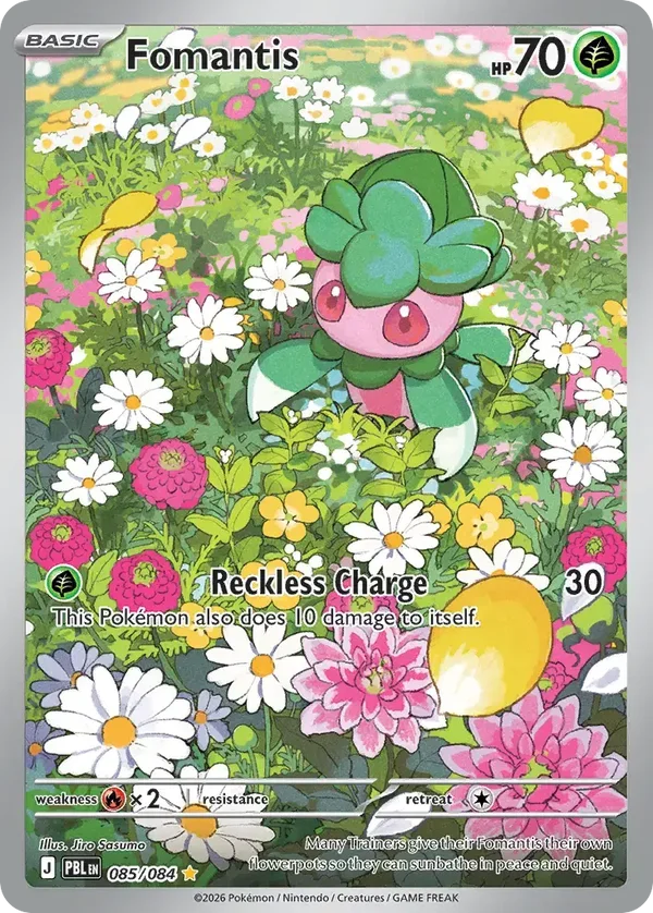 Fomantis 085/084 Pitch Black Illustration Rare