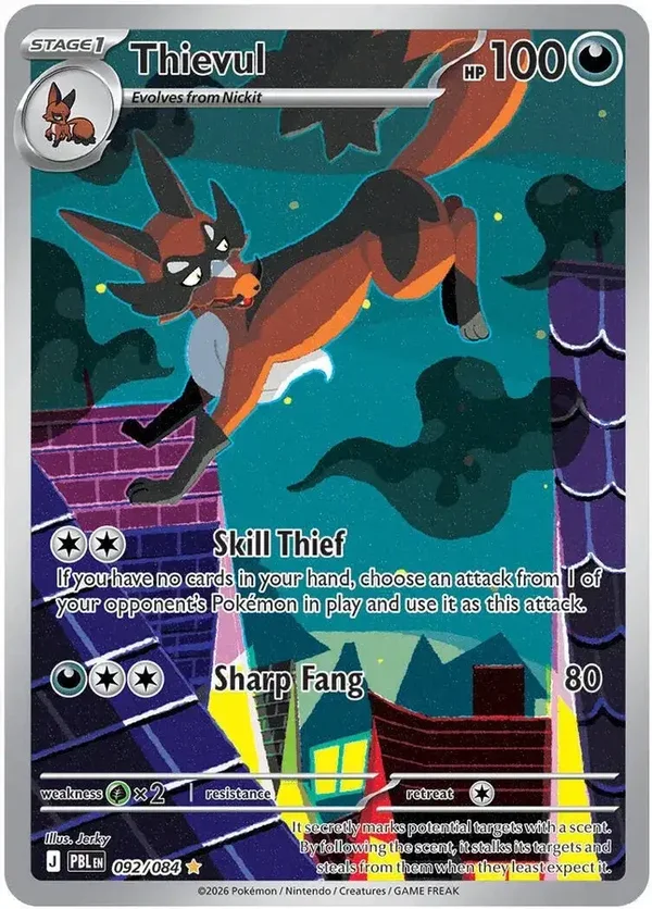 Thievul 092/084 Pitch Black Illustration Rare