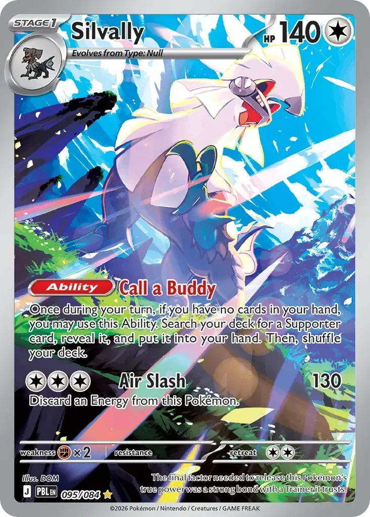 Silvally 095/084 Pitch Black Illustration Rare