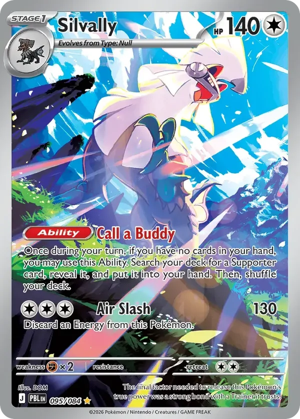 Silvally 095/084 Pitch Black Illustration Rare