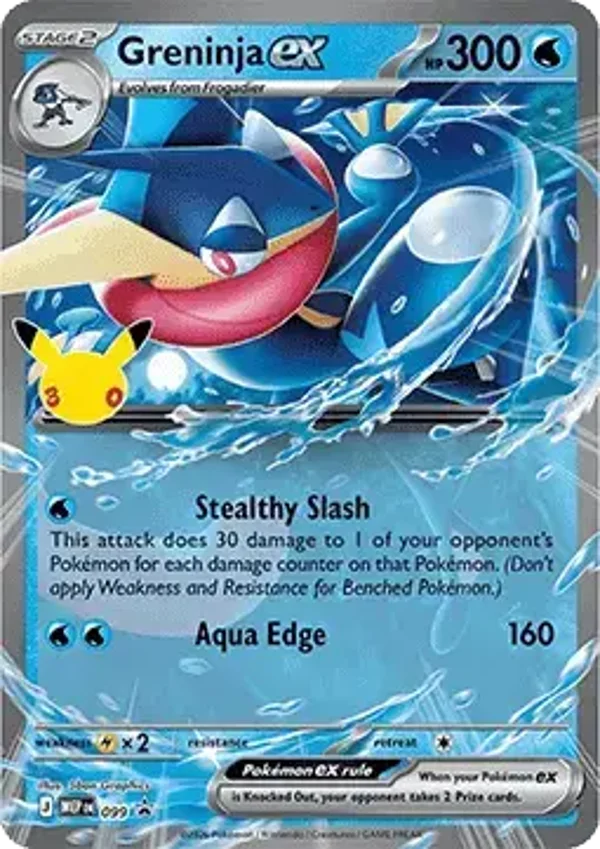 Greninja EX 099 Mega Evolution Black Star Promo