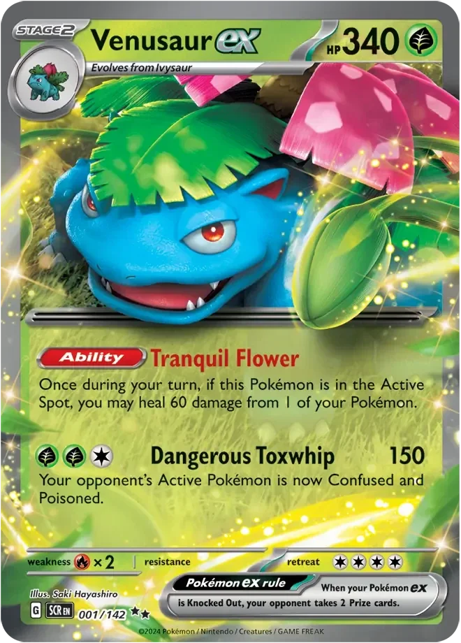 Venusaur EX 001/142 Stellar Crown