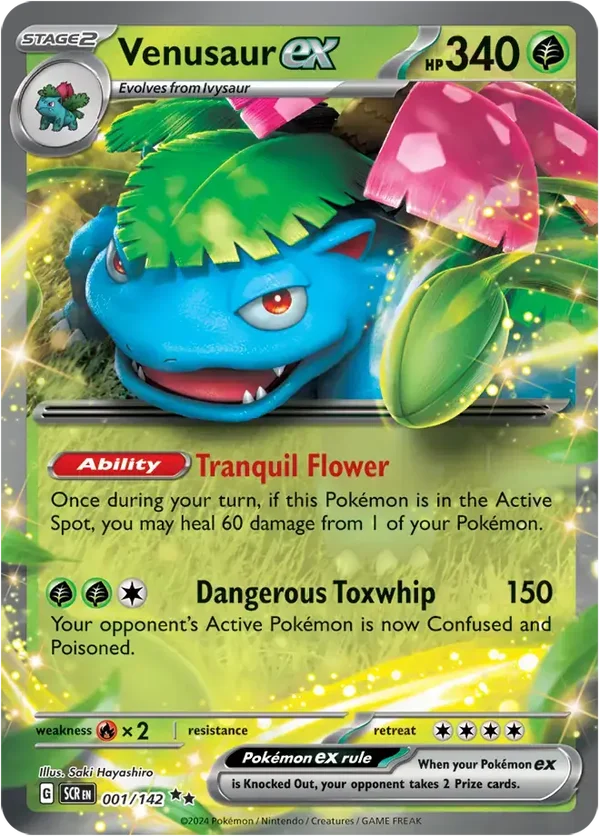 Venusaur EX 001/142 Stellar Crown