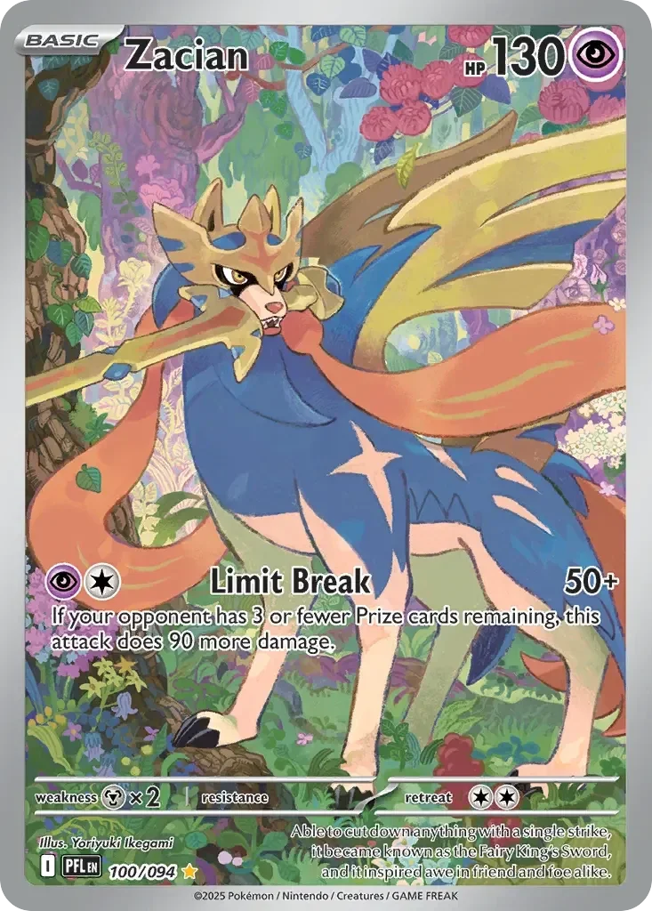 Zacian 100/094 Phantasmal Flames