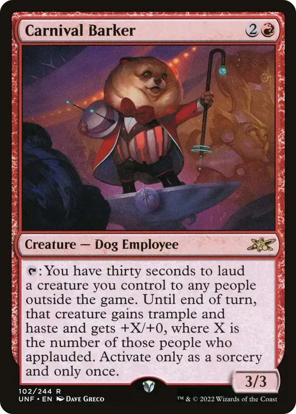 Carnival Barker 102/244 Unfinity
