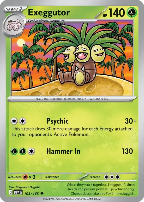 Exeggutor 103/165  151