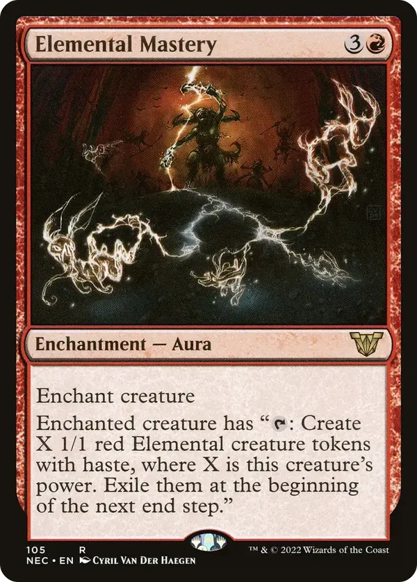 Elemental Mastery 105 Neon Dynasty Commander