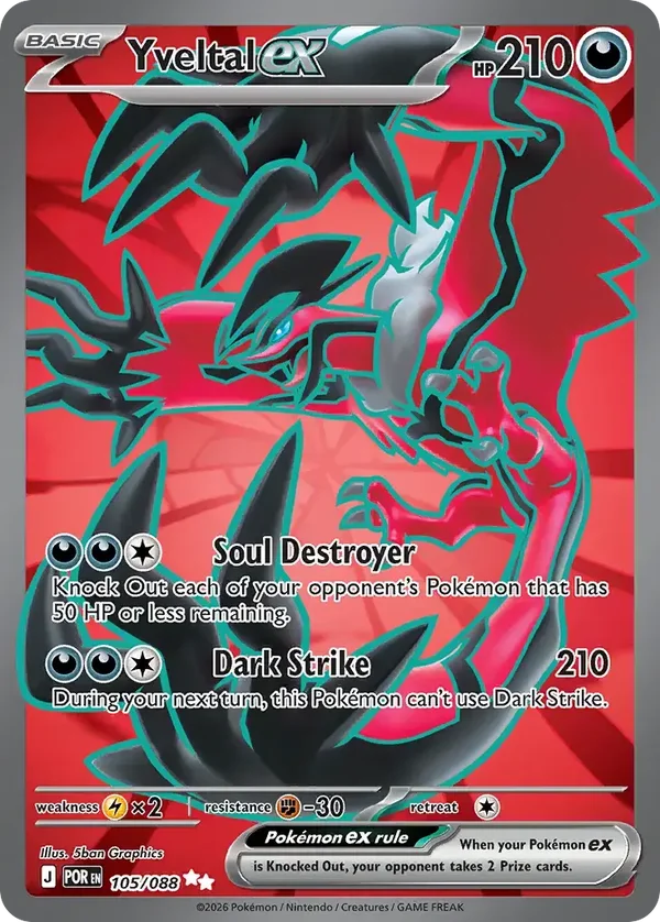 Yveltal EX 105/088 Perfect Order