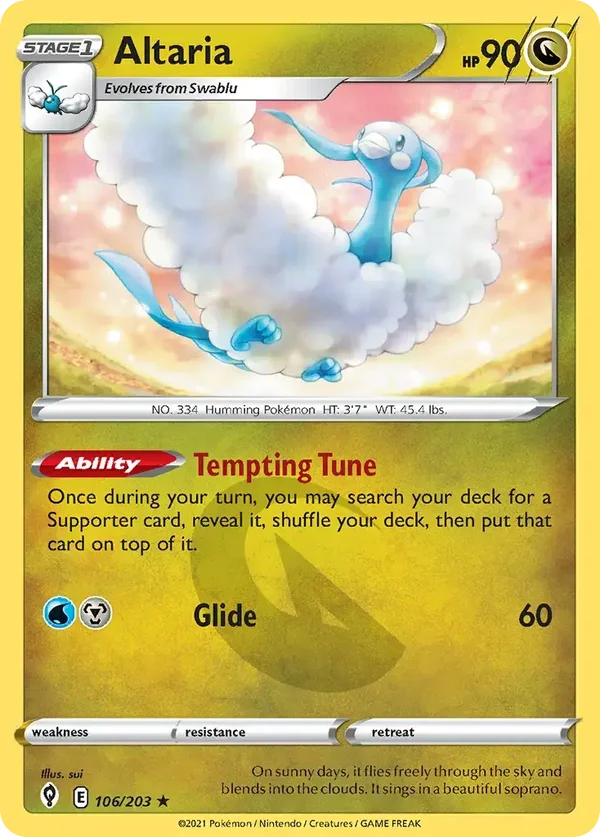 Altaria 106/203 Evolving Skies