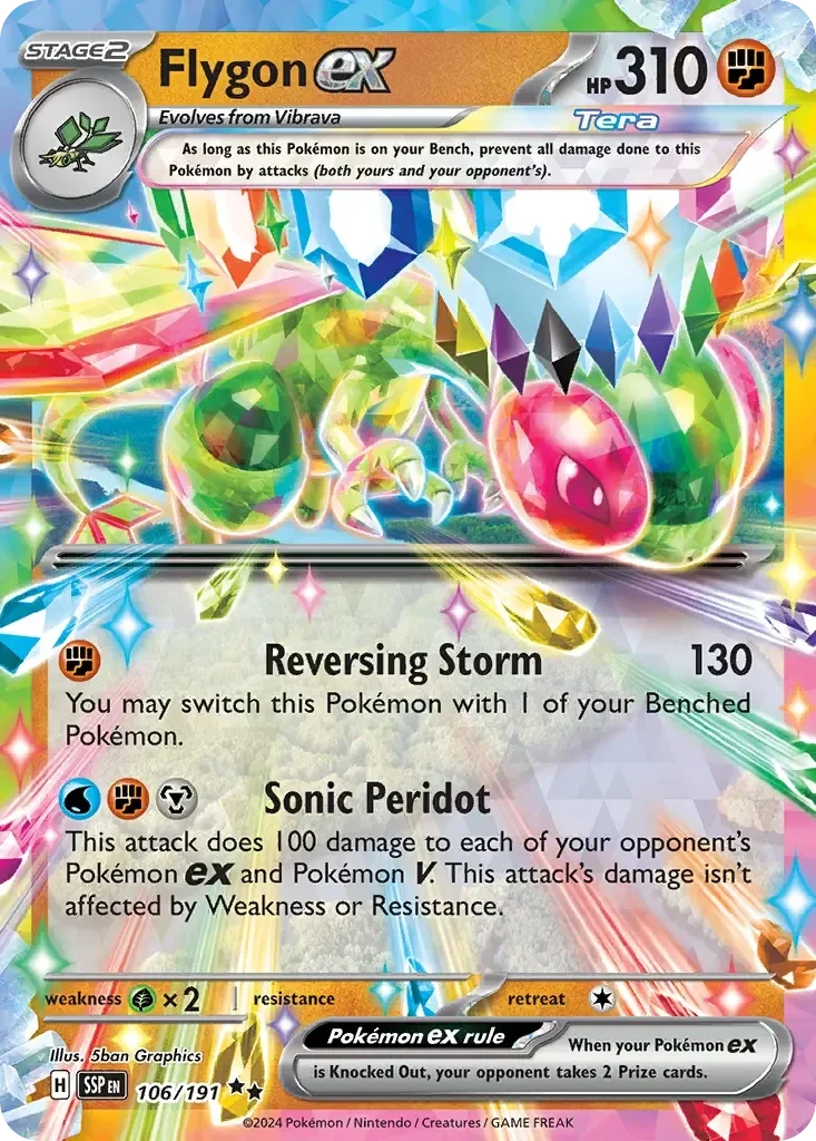 Flygon EX 106/191 Surging Sparks