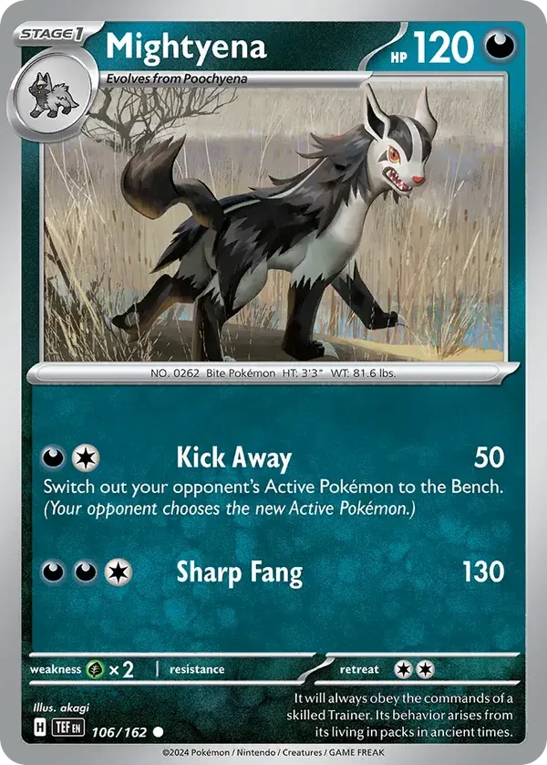 Mightyena 106/162 Temporal Forces