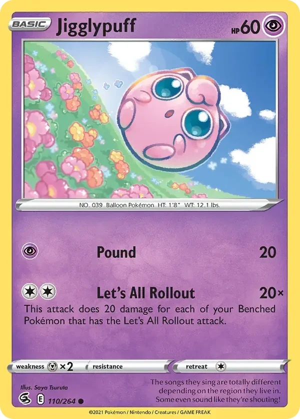 Jigglypuff 110/264 Fusion Strike