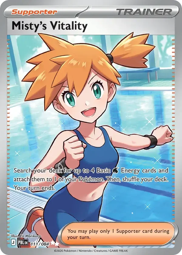 Misty’s Vitality 111/084 Pitch Black Ultra Rare