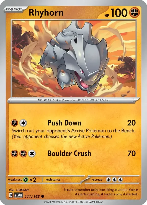 Rhyhorn 111/165  151