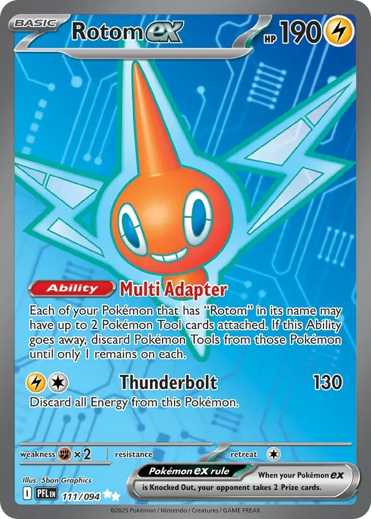 Rotom EX 111/094 Phantasmal Flames