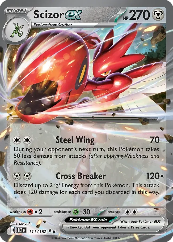 Scizor EX 111/162 Temporal Forces