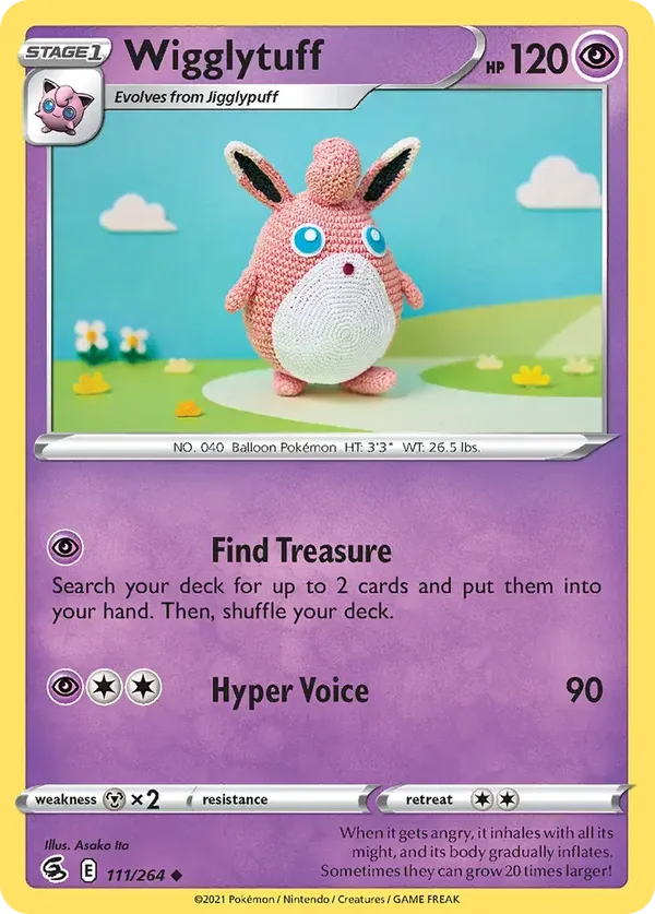 Wigglytuff 111/264 Fusion Strike