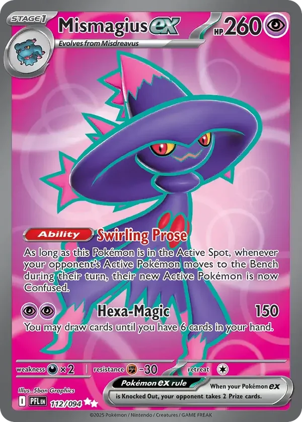 Mismagius EX 112/094 Phantasmal Flames