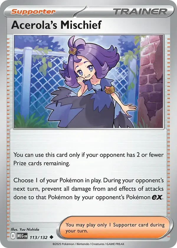 Acerola's Mischief 113/132 Mega Evolution