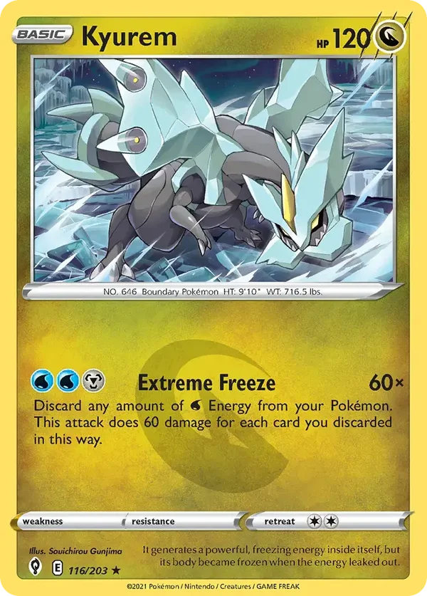 Kyurem 116/203 Evolving Skies