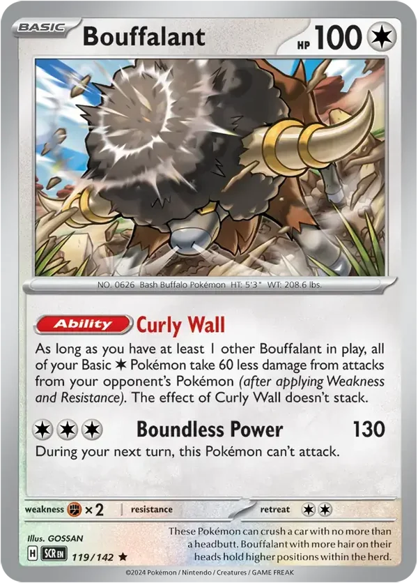 Bouffalant 119/142 Stellar Crown