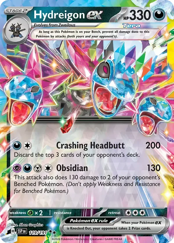 Hydreigon EX 119/191 Surging Sparks