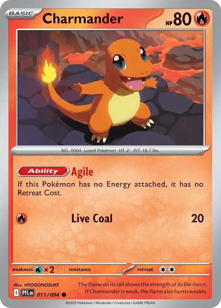 Charmander 011/094 Phantasmal Flames