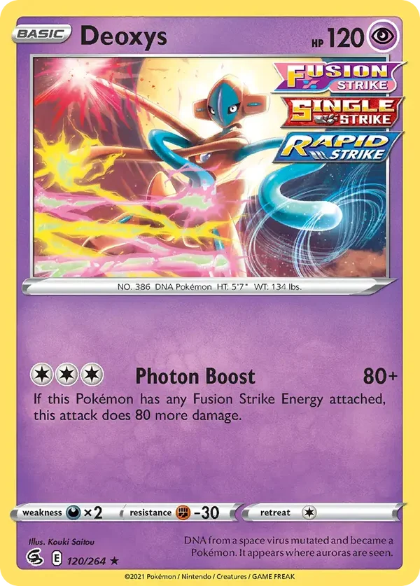 Deoxys 120/264 Fusion Strike