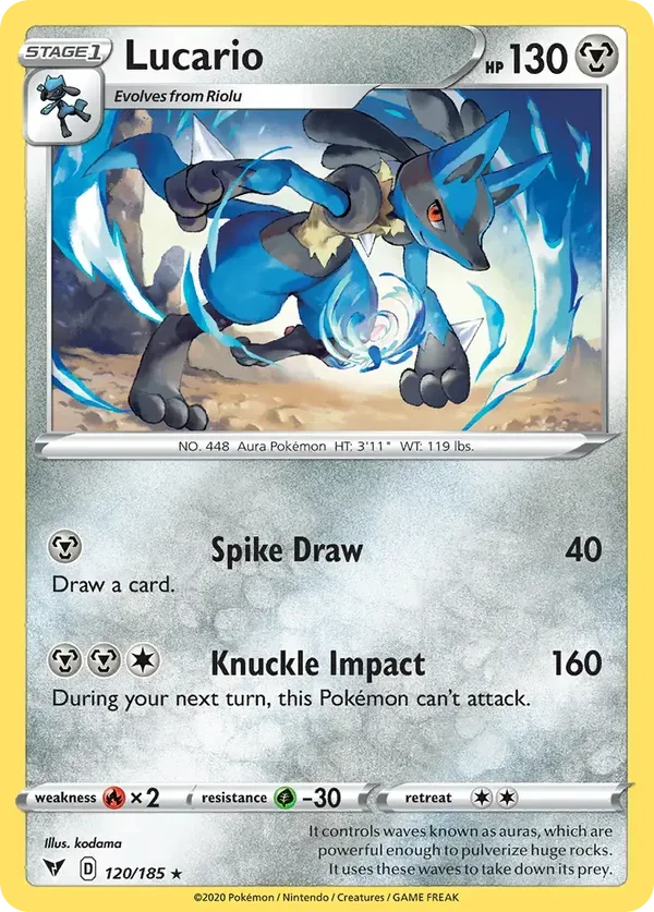 Lucario 120/185 Vivid Voltage