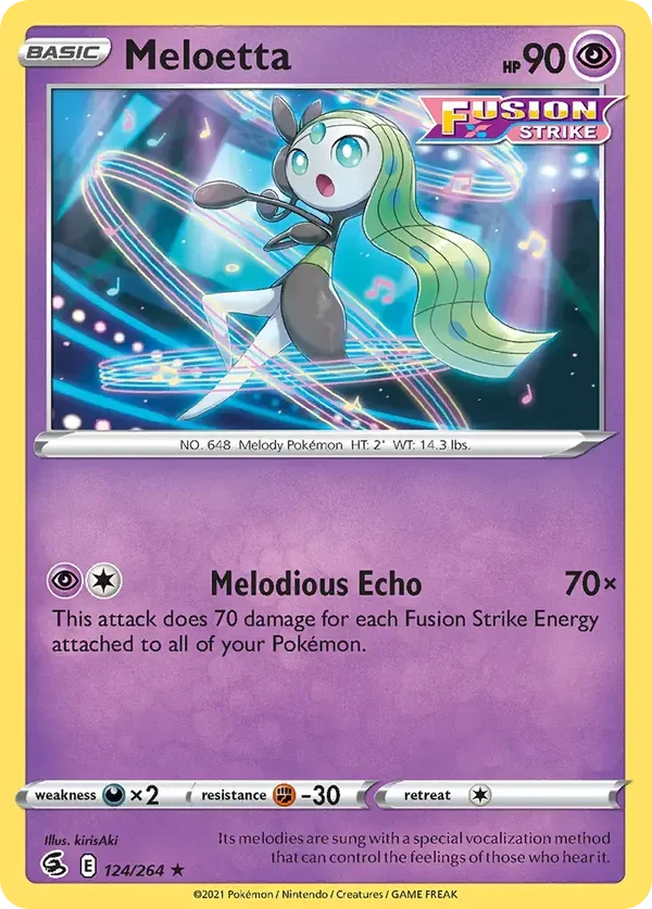 Meloetta 124/164 Fusion Strike