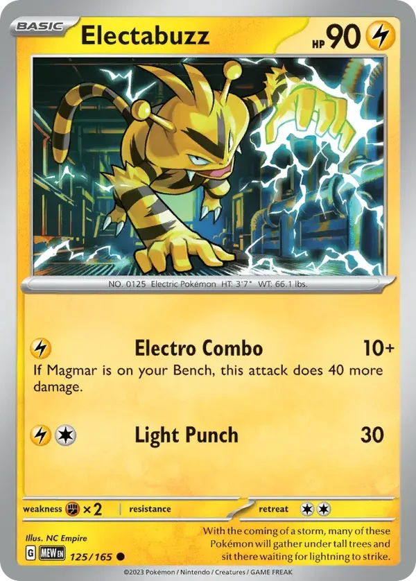 Electabuzz 125/165  151