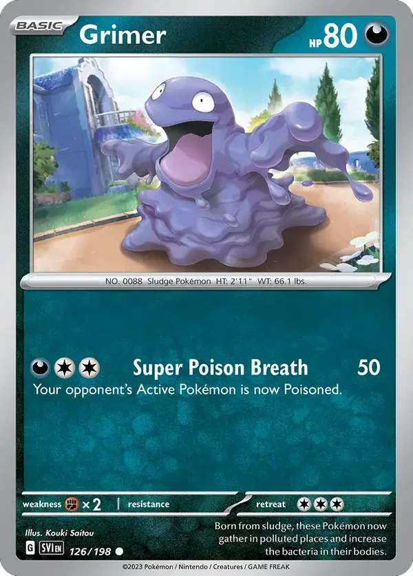 Grimer 126/198 Scarlet and Violet