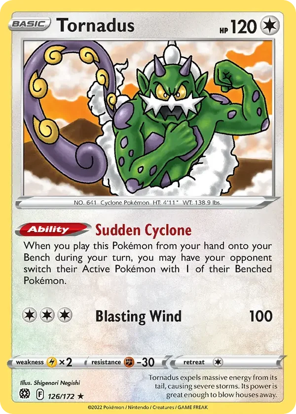 Tornadus 126/172 Brilliant Stars