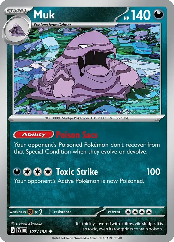Muk 127/189 Scarlet and Violet
