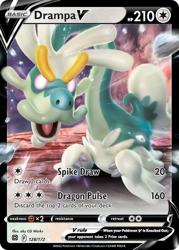 Drampa V 128/172 Brilliant Stars Rare Holo V