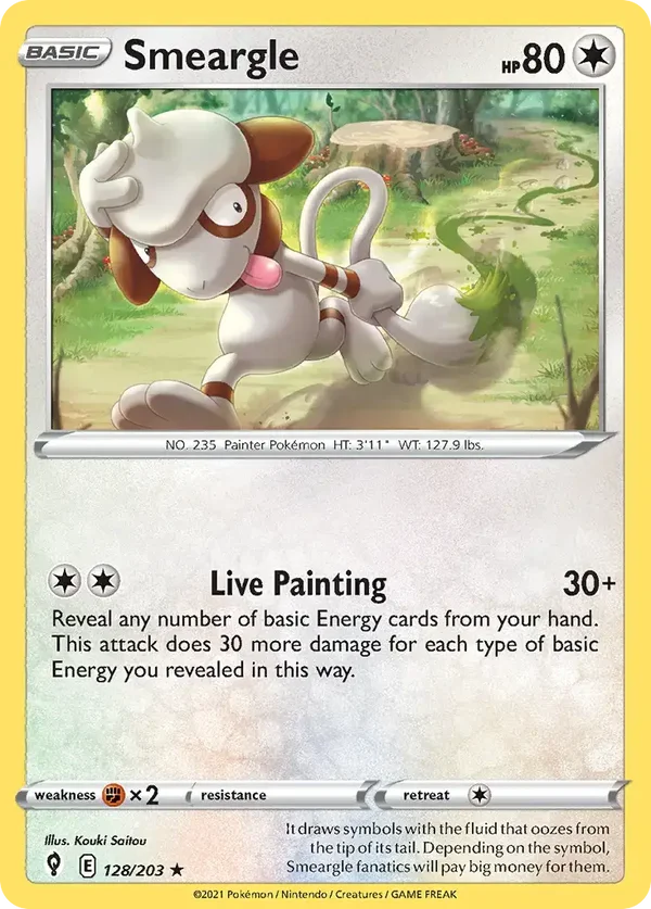 Smeargle 128/203 Evolving Skies