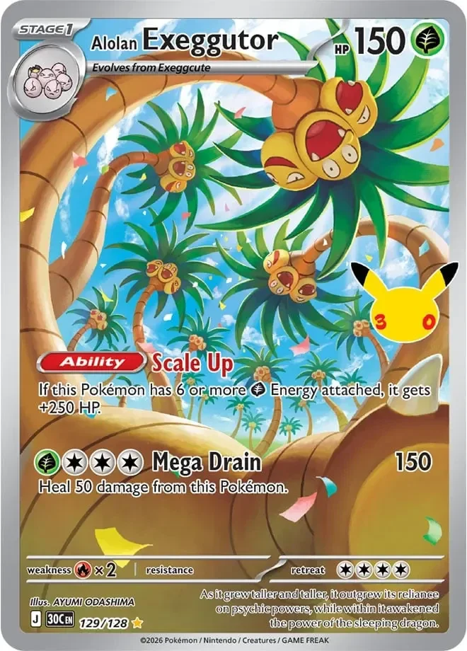 Alolan Exeggutor 129/128 30C