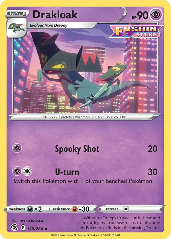 Drakloak 129/264 Fusion Strike