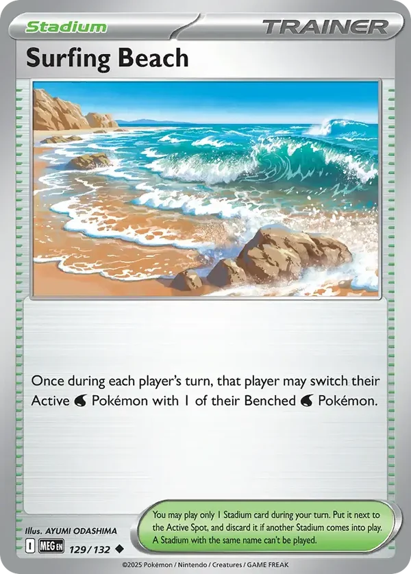 Surfing Beach 129/132 Mega Evolution