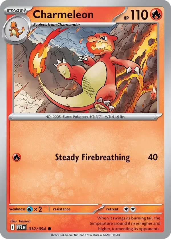 Charmeleon 012/094 Phantasmal Flames