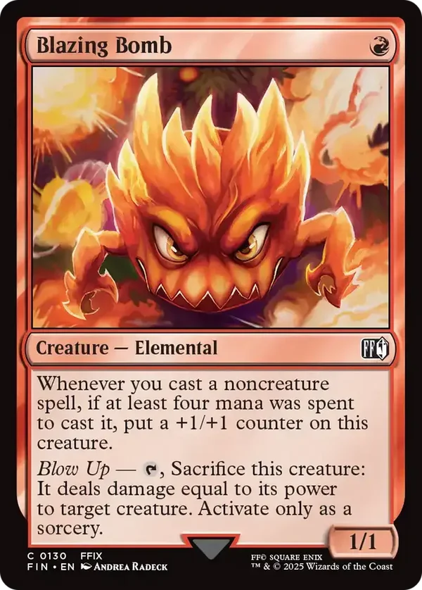 Blazing Bomb 0130 Final Fantasy