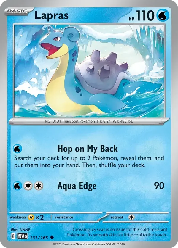 Lapras 131/165  151