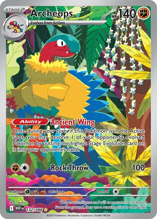 Archeops 132/086 White Flare Illustration Rare