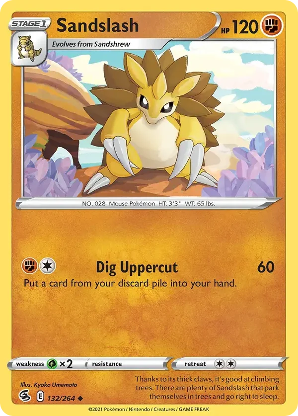 Sandslash 132/264 Fusion Strike